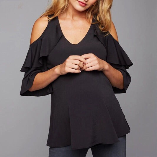 Black maternity tops clearance uk