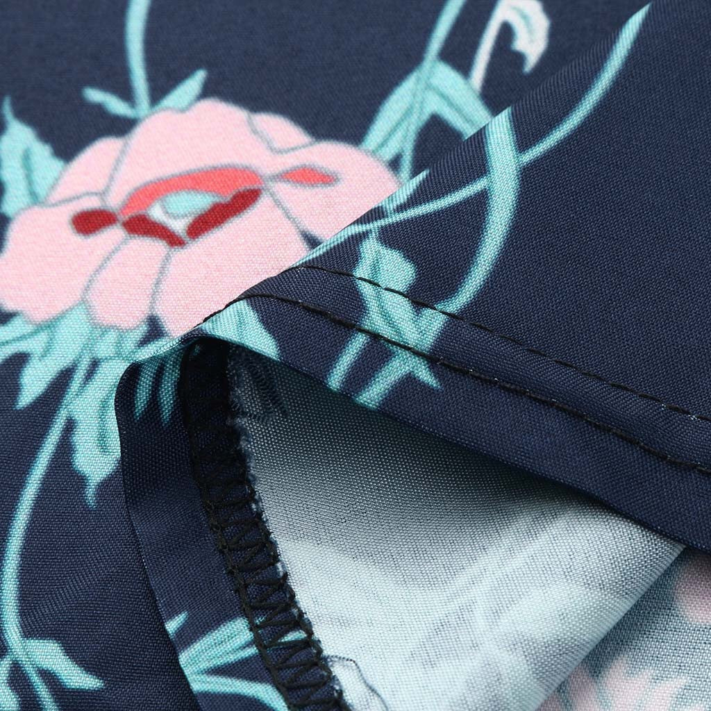Off the shoulder blue floral maternity top