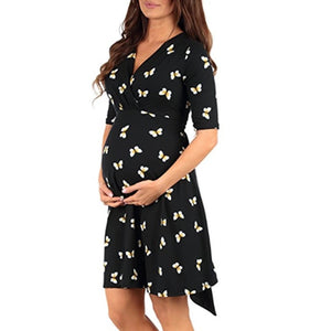 Summer Butterfly Print Short Sleeve Maternity Dress Fashionably Pregnant Online Maternity and Nursing Boutique U.K Free delivery. Specialists in Maternity and Breastfeeding fashionable clothes for pregnancy and beyond. Maternity Dresses, Maternity Tops, Special Occasion, Maternity Jeans, Baby Shower Dresses, Maternity Wedding Guest. UK based independent business 