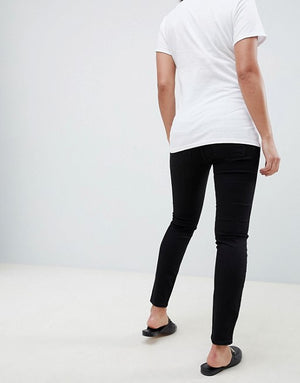 Black Pencil Maternity Trousers