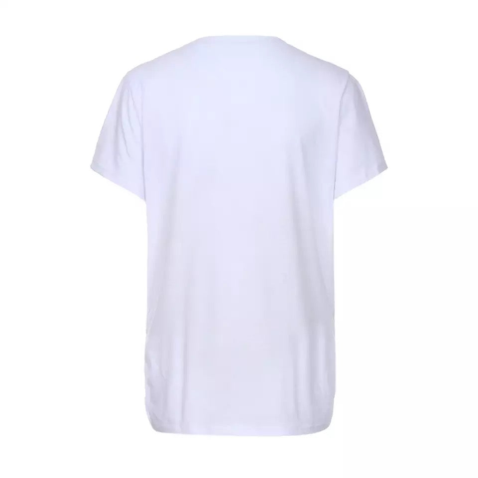 White Maternity Love T-shirt