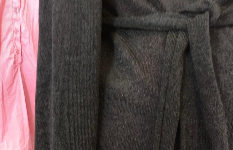 Black thin knit wrap around cardigan www.fashionablypregnant.co.uk