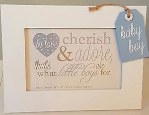 To Love Cherish and Adore Boy Photo Frame