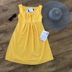 Lucina Maternity 'Freshly Spring' Sleeveless Dress - 3 Colour Options Blue/Green/Yellow
