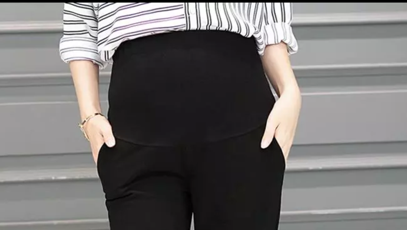Fashionably_Pregnant_Black_Smart_Stretch_Slim_Leg_Trousers