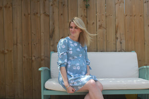 Pretty Daisy Cotton 3/4 Sleeve Maternity Top
