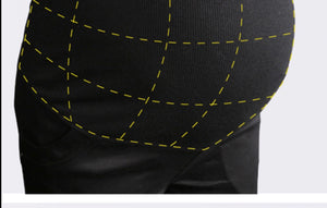 Fashionably_Pregnant_Peplum_Mermaid_Fishtail_Black_Maternity_Skirt