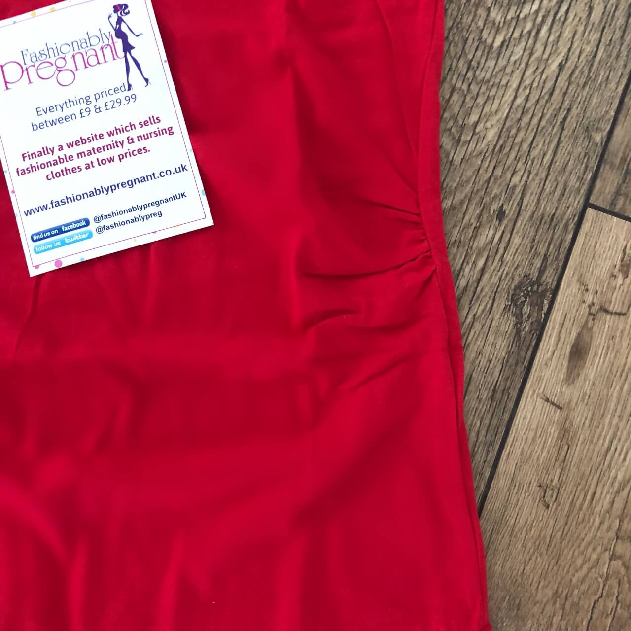 Sleeveless tank top vest Fashionably Pregnant Short Sleeve Maternity & Breastfeeding Jersey Top - Red Tshirt, basic summer