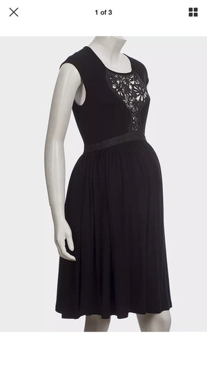 Rock-A-Bye Rosie Rhianna Skater Black Dress