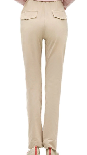 Slim Fit Over the Bump Maternity Chino Trousers, 3 Colours Black, Navy & Cream