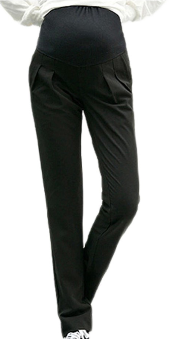 Slim Fit Over the Bump Maternity Chino Trousers, 3 Colours Black, Navy & Cream