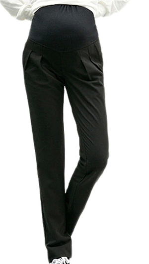 Slim Fit Over the Bump Maternity Chino Trousers, 3 Colours Black, Navy & Cream