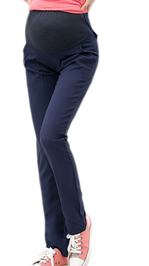 Slim Fit Over the Bump Maternity Chino Trousers, 3 Colours Black, Navy & Cream