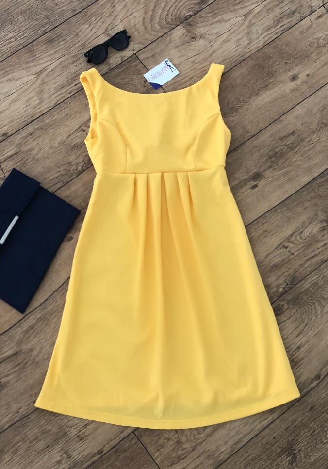 Lucina Maternity Shift Dress - 3 Colour Options Blue/Green/Yellow