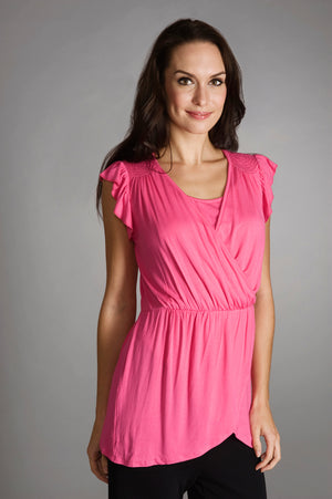 Maternalove Collette Pink Nursing Top
