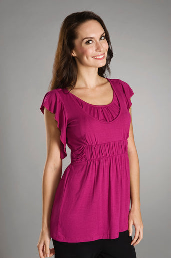 Maternalove Sonia Mulberry Nursing Top