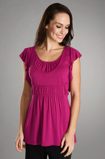 Maternalove Sonia Mulberry Nursing Top