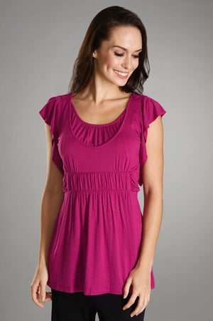 Maternalove Sonia Mulberry Nursing Top