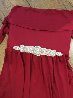 Iron-on diamante embellishment