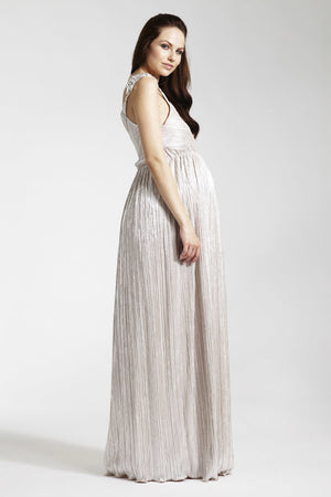 Rock-a-Bye Rosie Gabrielle Grecian One Shoulder Maxi Dress