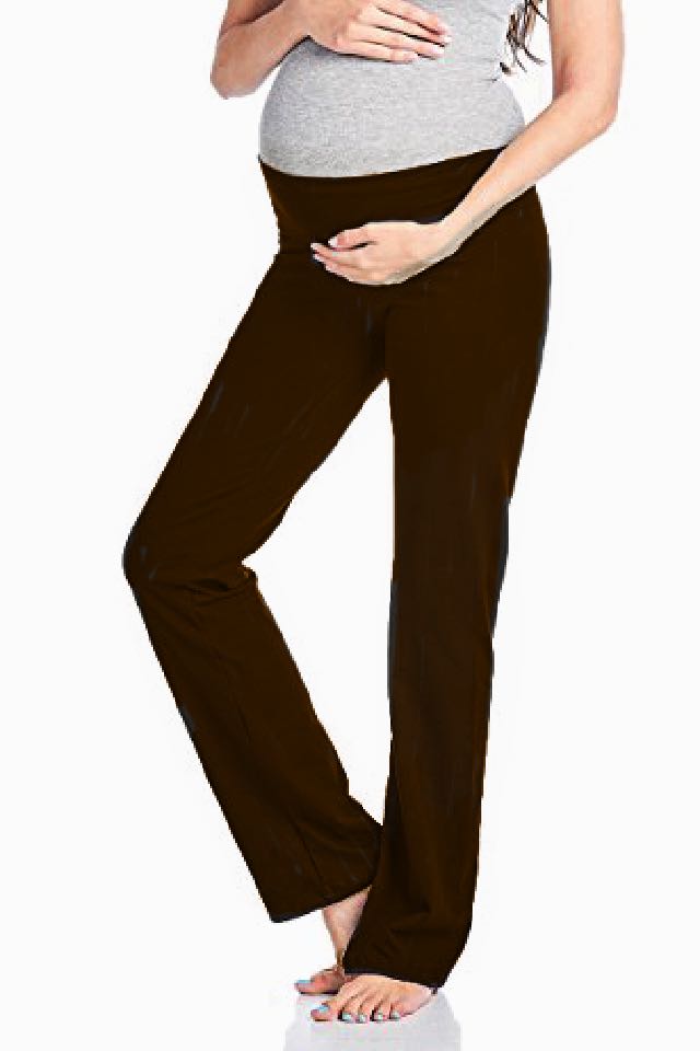 Maternity Over The Bump Yoga Trousers 2 Colour Options