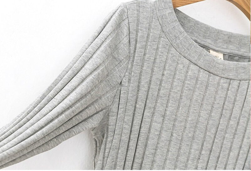 Organic Cotton Ribbed Nursing Jumper