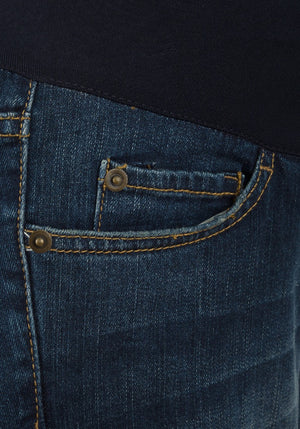 Over the Bump Maternity Denim Shorts by Liz Lange