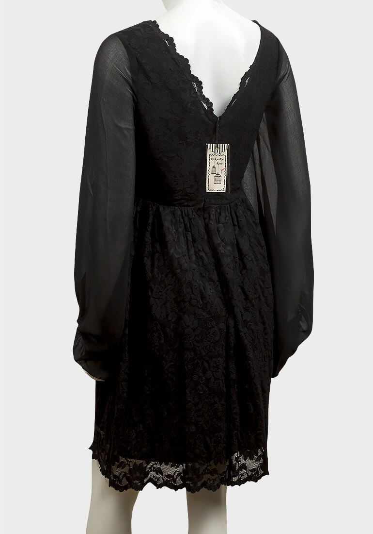 Rock A Bye Rosie Tallulah Lace Maternity Dress Black